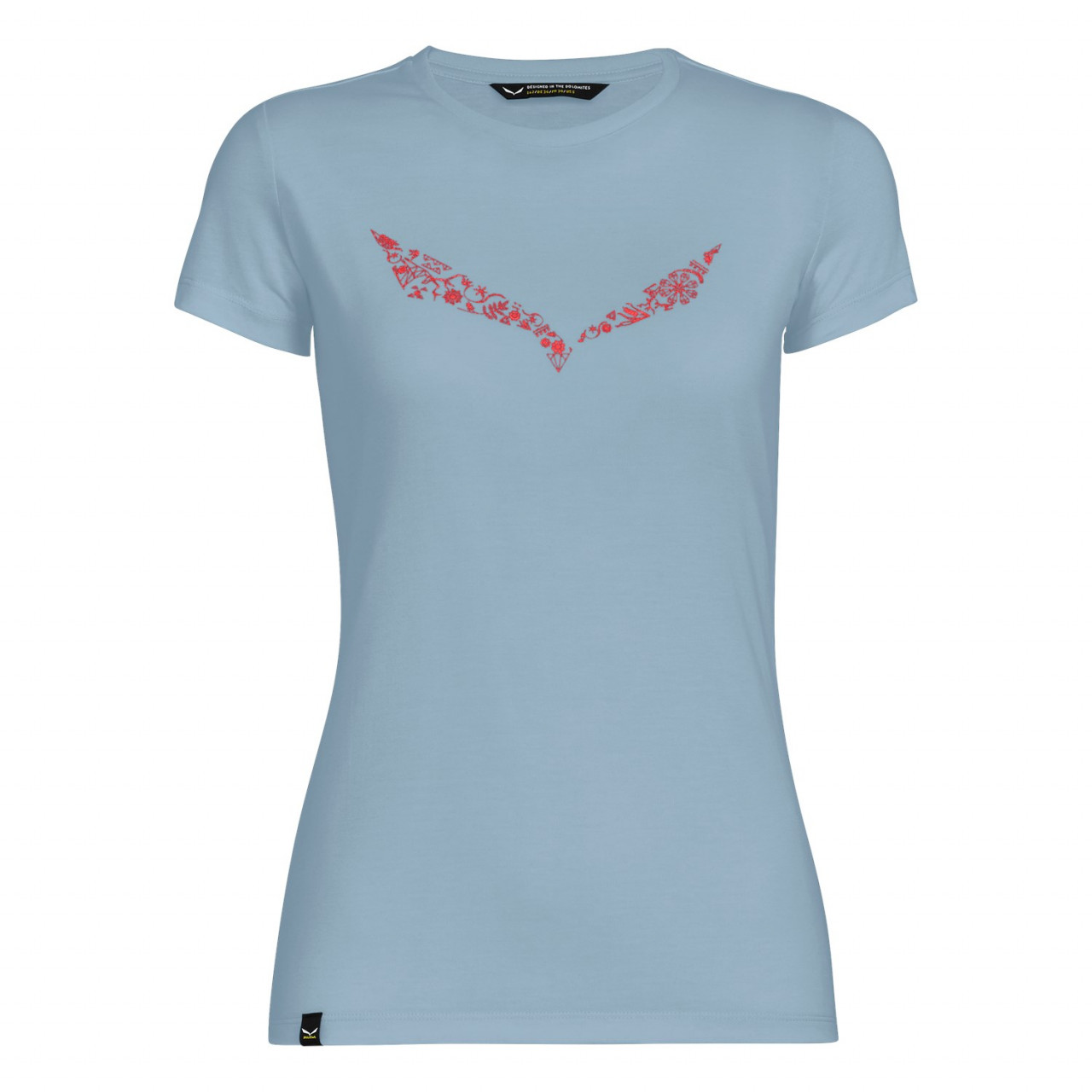 Camisetas Salewa Solidlogo Dri-Release® Mujer Grises/Azules Mexico (NS5781206)